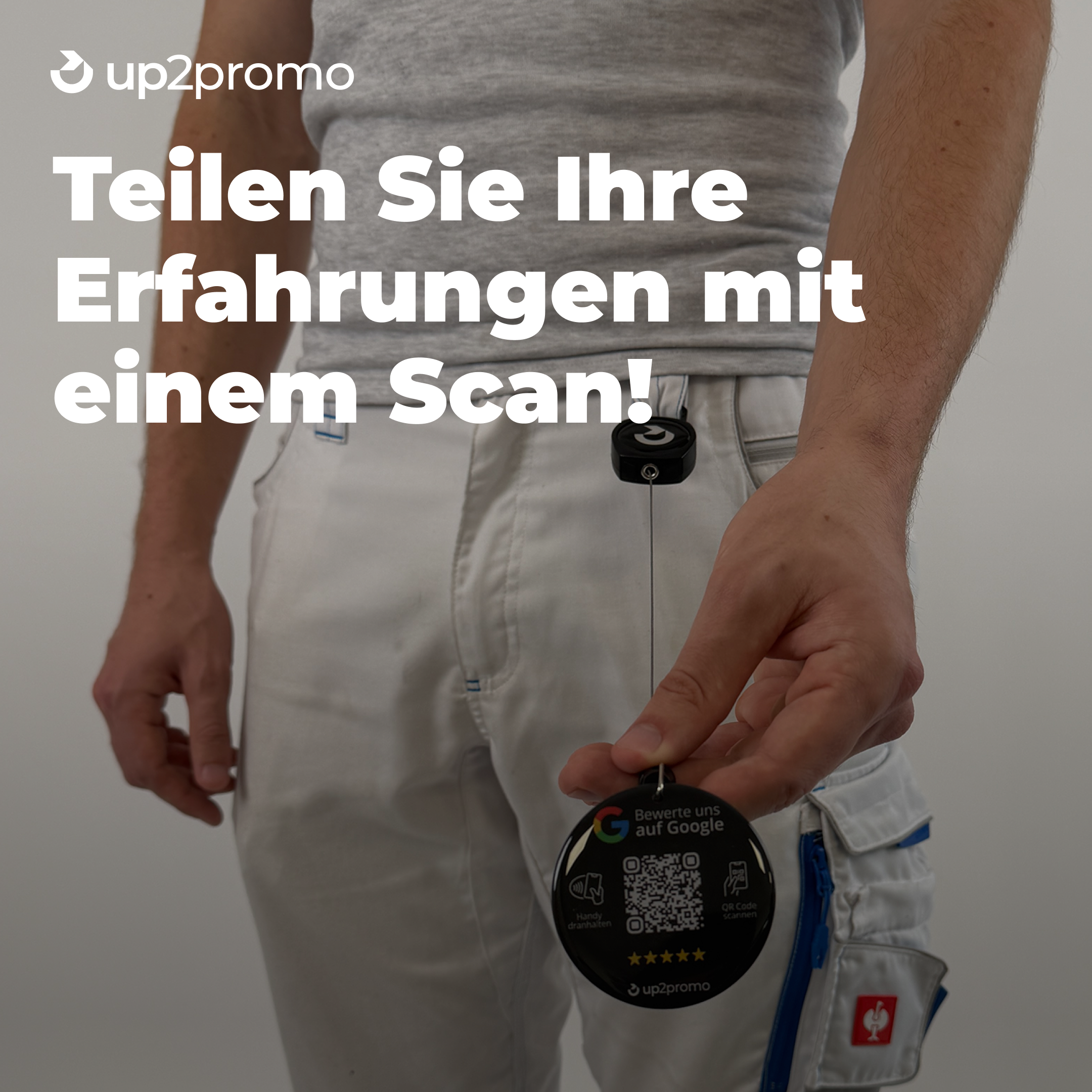 Google Bewertungs Badge mit NFC & QR