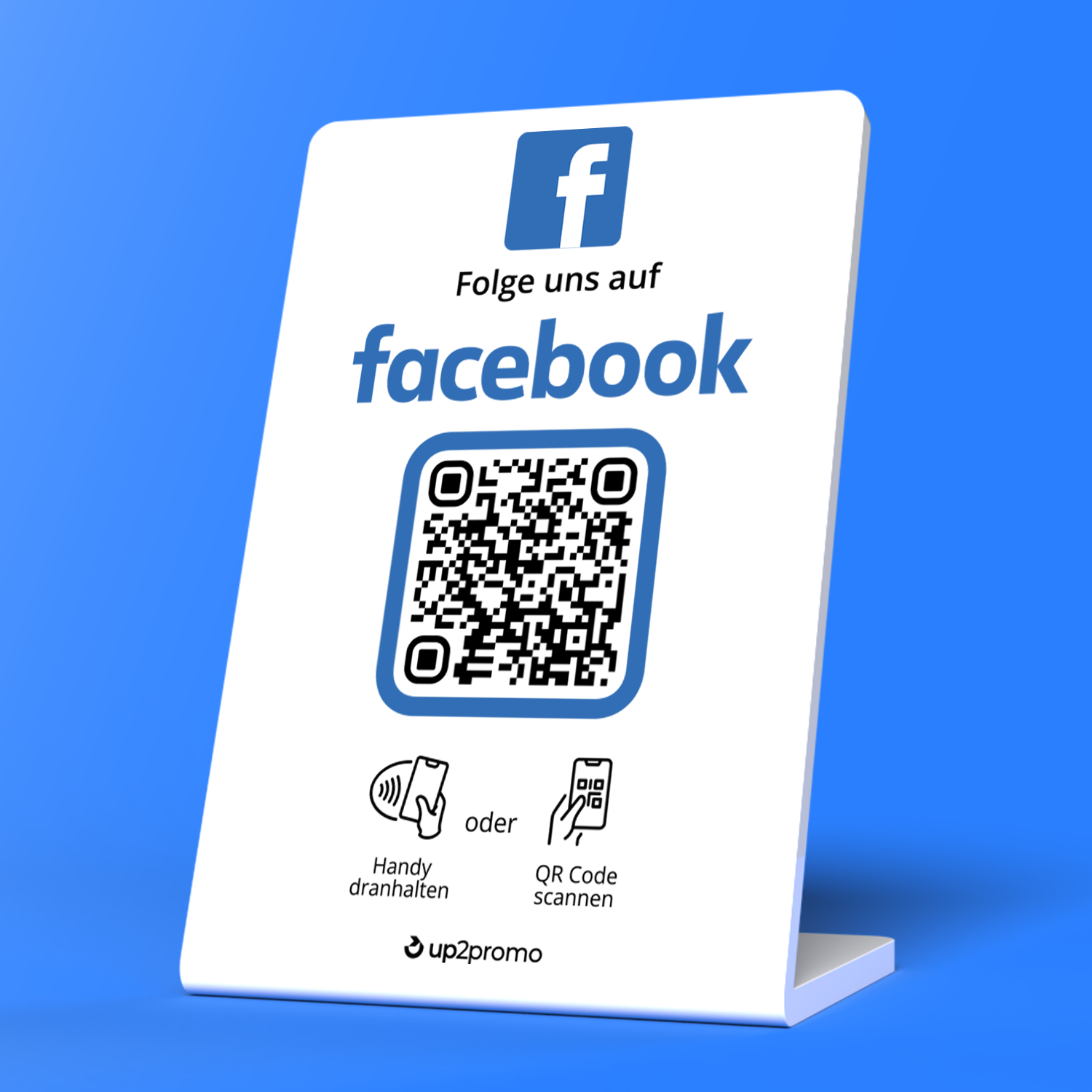 Instagram Display met NFC & QR
