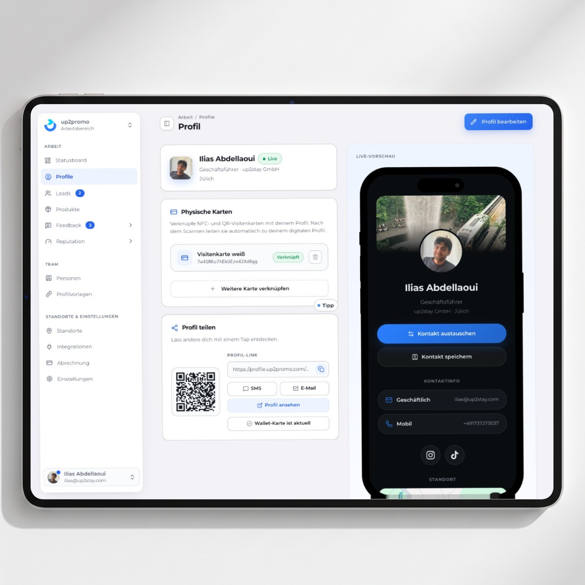 Profile und Leads · Free