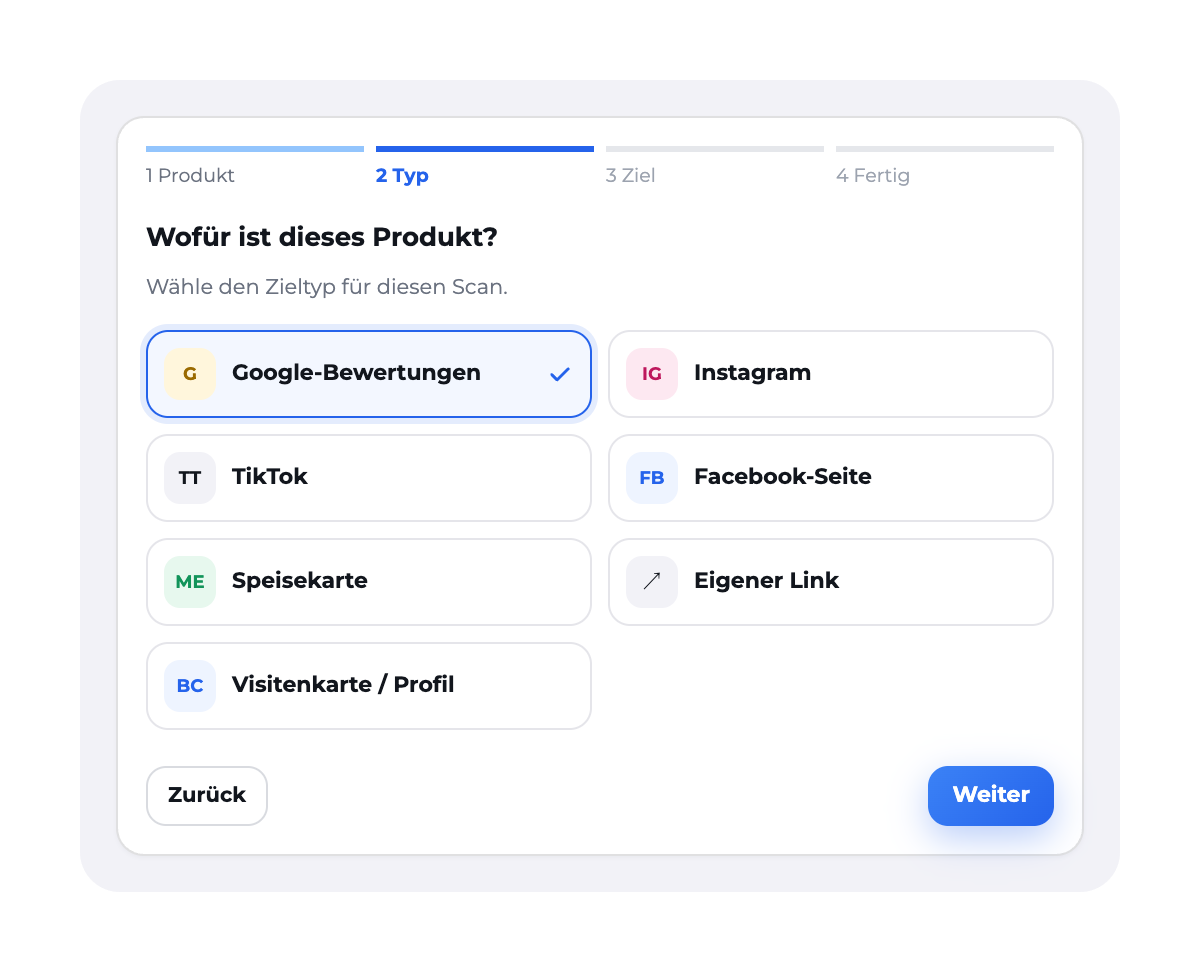 up2promo App: Produkt einrichten